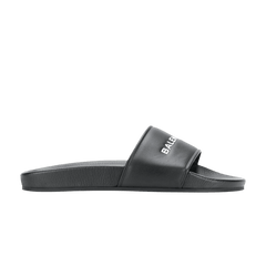 Balenciaga Wmns Pool Slides 'Black White'