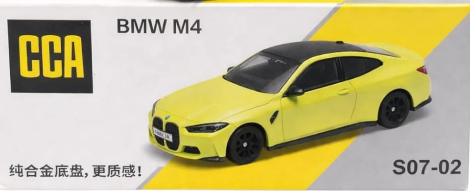 Think Toys CCA BMW M4 Die-Cast Collectible Toy Car, 1:64 Scale (Green)