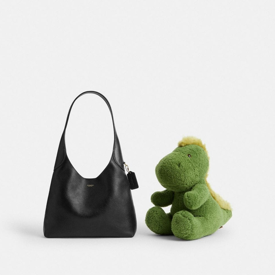 Coach Rexy 10th Birthday Rexy Collectible In Shearling Brass Green