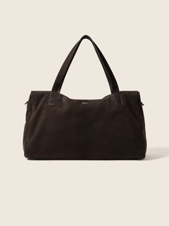 Zegna Dark Brown Secondskin Weekend Travel Bag