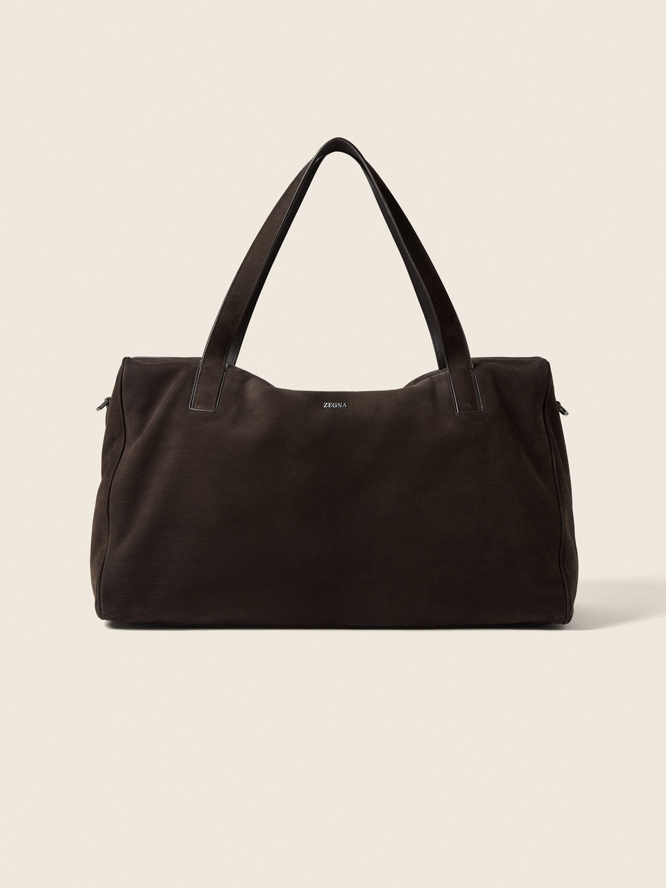 Zegna Dark Brown Secondskin Weekend Travel Bag
