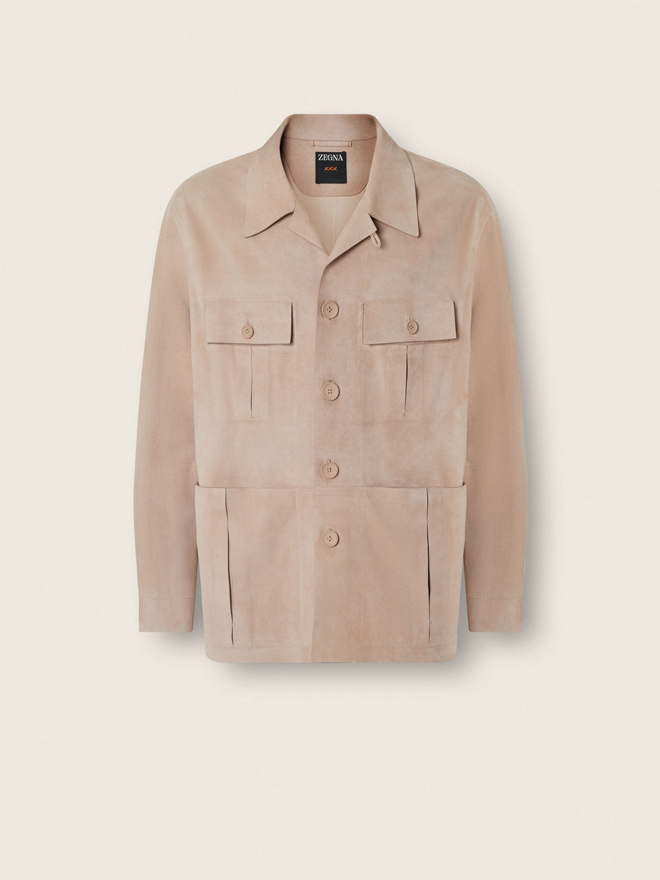 Zegna Suede Sahariana