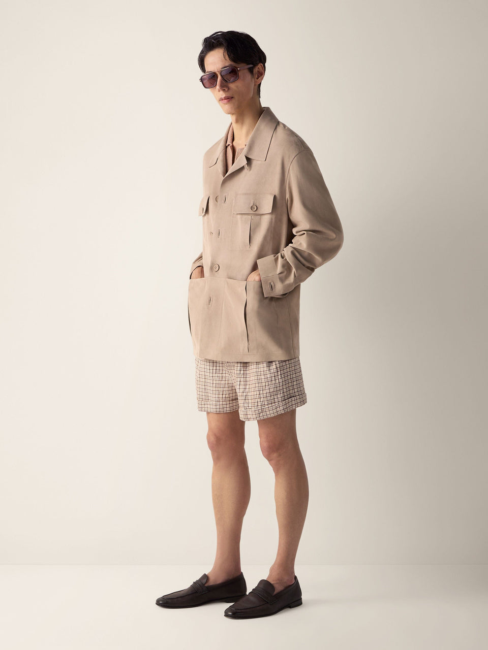 Zegna Suede Sahariana