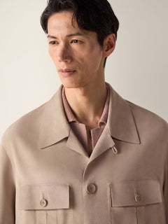 Zegna Suede Sahariana