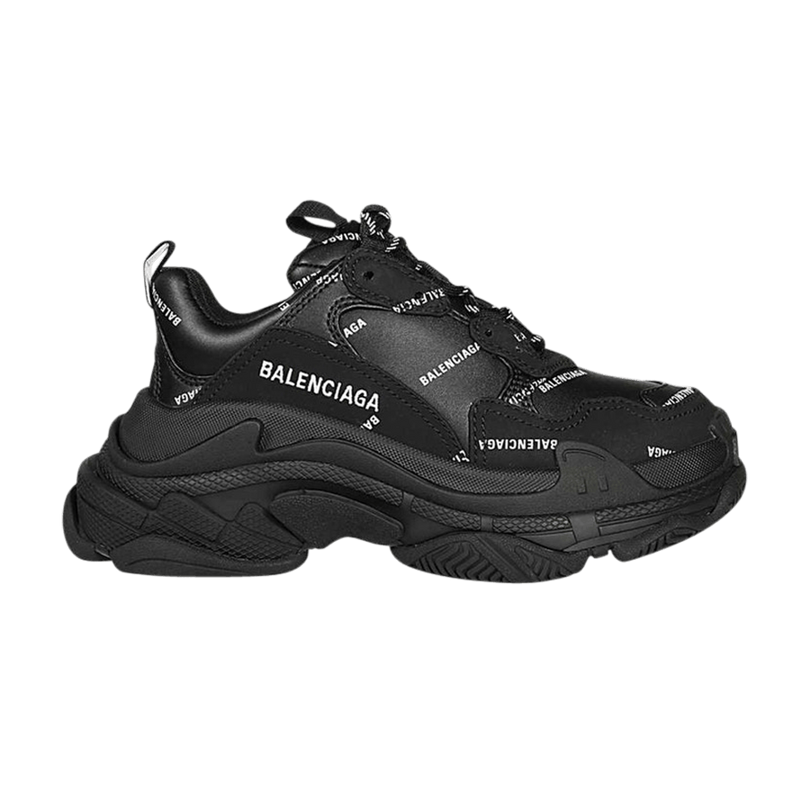 Balenciaga Wmns Triple S Sneaker 'Black Logo'