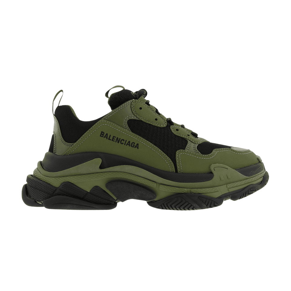 Balenciaga Triple S Sneaker Black Khaki