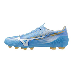 Mizuno Alpha Iii Pro Fg Firm Ground Soccer Cleat Celeste White
