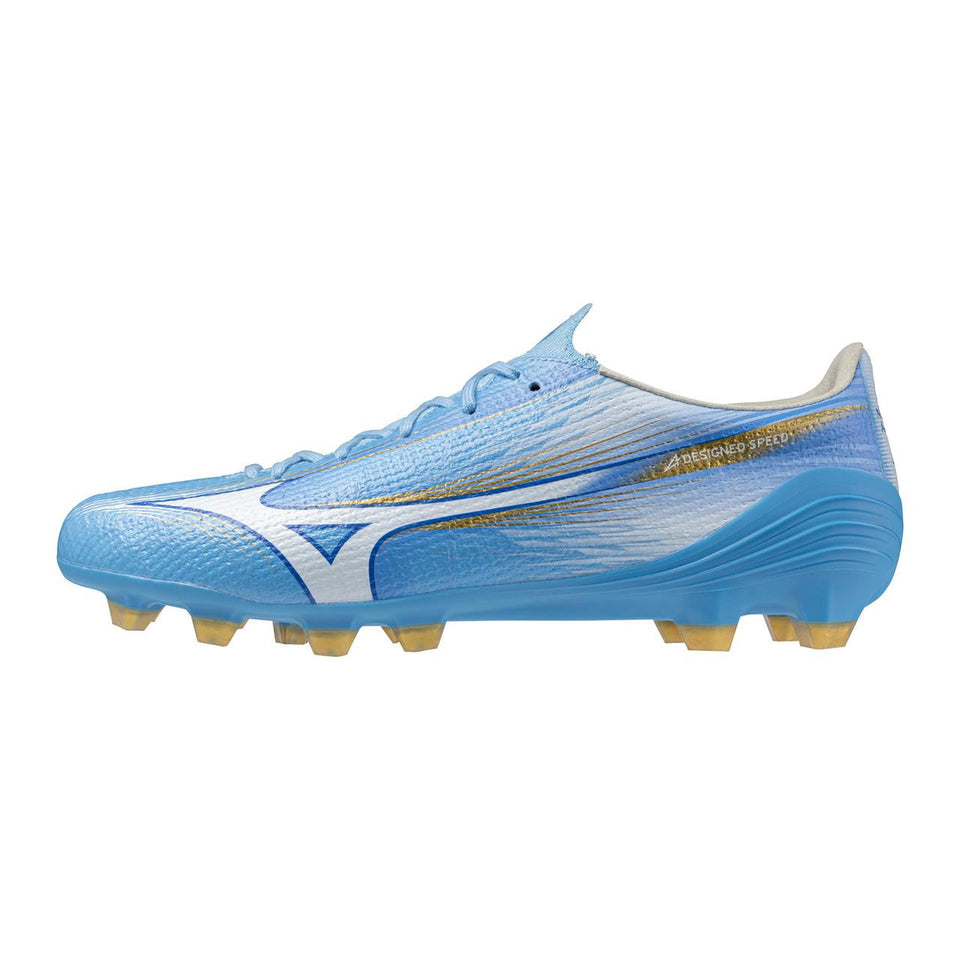 Mizuno Alpha Iii Pro Fg Firm Ground Soccer Cleat Celeste White
