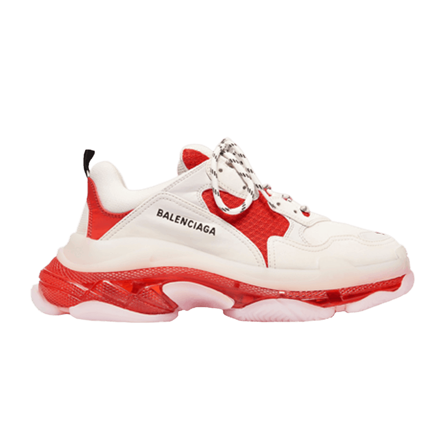 Balenciaga Wmns Triple S 'Clear Sole - Red'