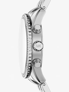 Michael Kors Bryant Pav Silver-Tone Watch