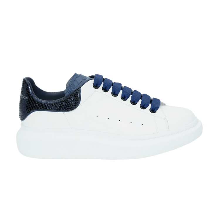 Alexander McQueen Oversized Sneaker Python Navy