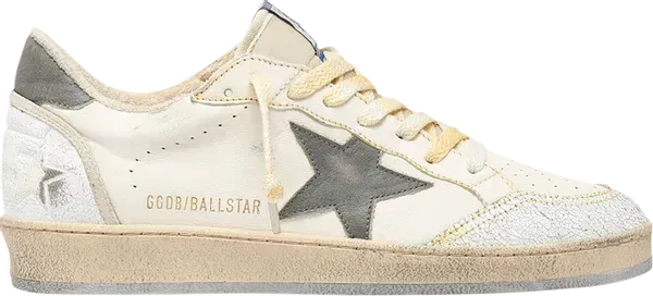 Golden Goose Ball Star White Grey