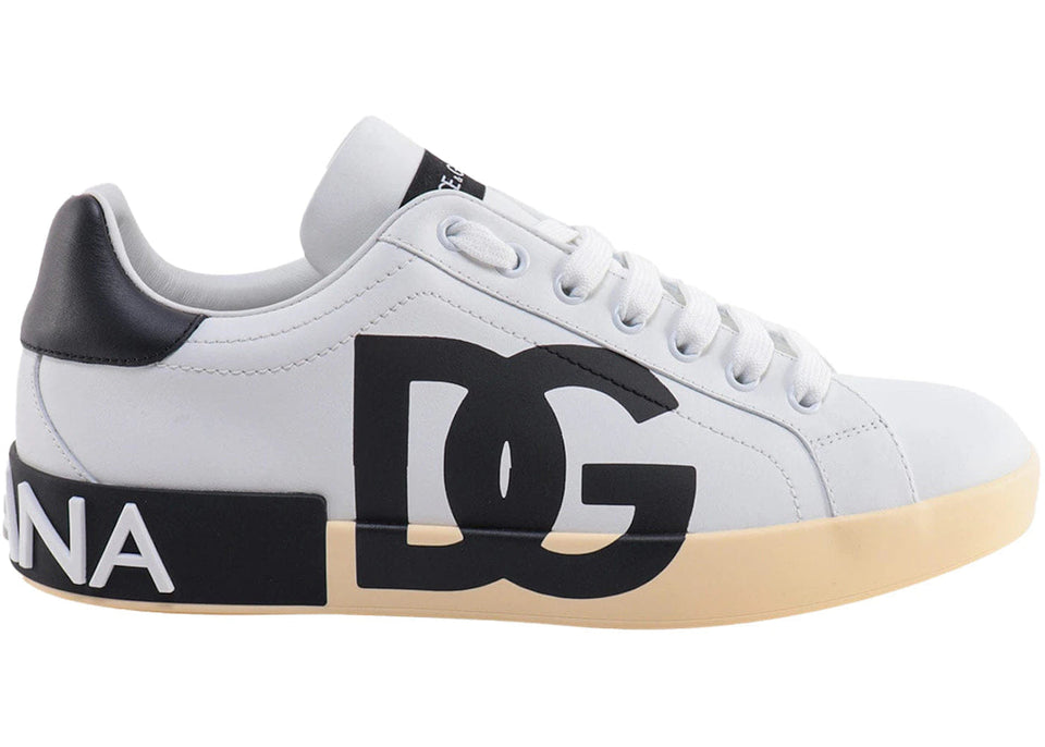 Dolce & Gabbana Portofino Low DG Logo Print - Black