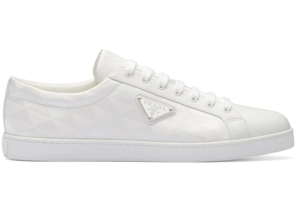 Prada PRAX 01 Sneakers Re-Nylon Brushed Leather White