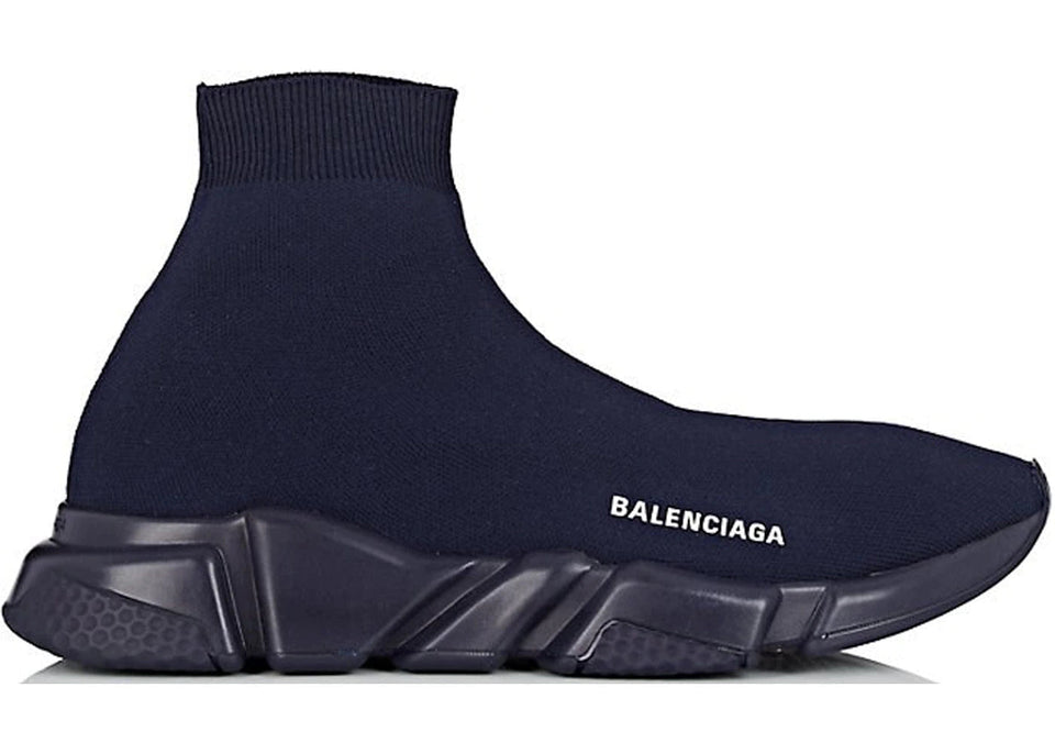 Balenciaga Speed Trainer Navy White Sole