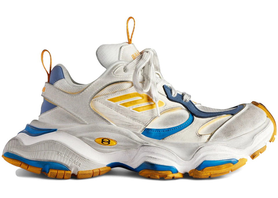 Balenciaga Cargo Worn-Out White Orange Blue