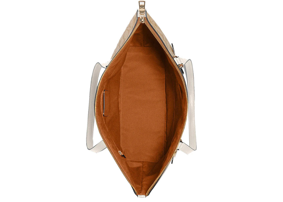 Coach Gallery Tote Bag Khaki/Chalk