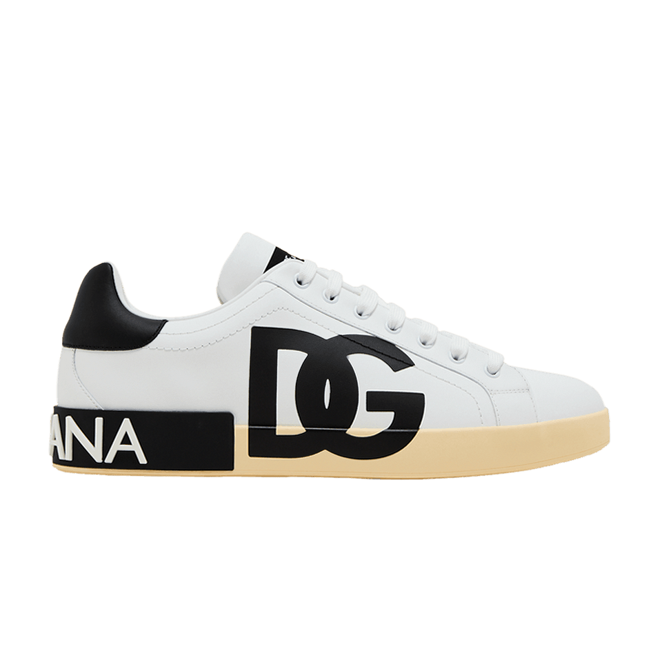 Dolce & Gabbana Portofino Low DG Logo Print - Black