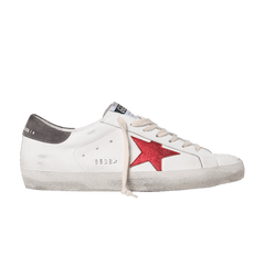 Golden Goose Superstar White Red Grey