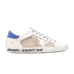 Golden Goose Superstar Double Quarter Milk Gold Blue