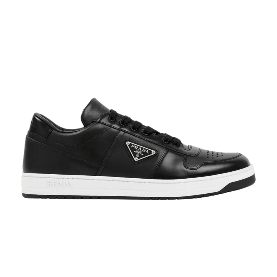 Prada Downtown Leather Black Silver