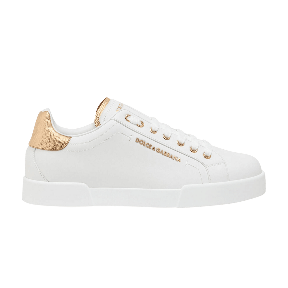Dolce & Gabbana Portofino Low Lettering Logo - White Gold