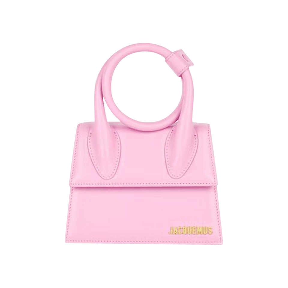Jacquemus Le Chiquito Noued Coiled Handbag Light Pink