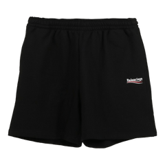 Balenciaga Political Campaign Shorts Black/White