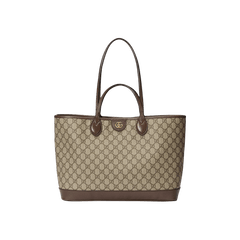 Gucci Ophidia Medium Tote Bag Beige/Ebony