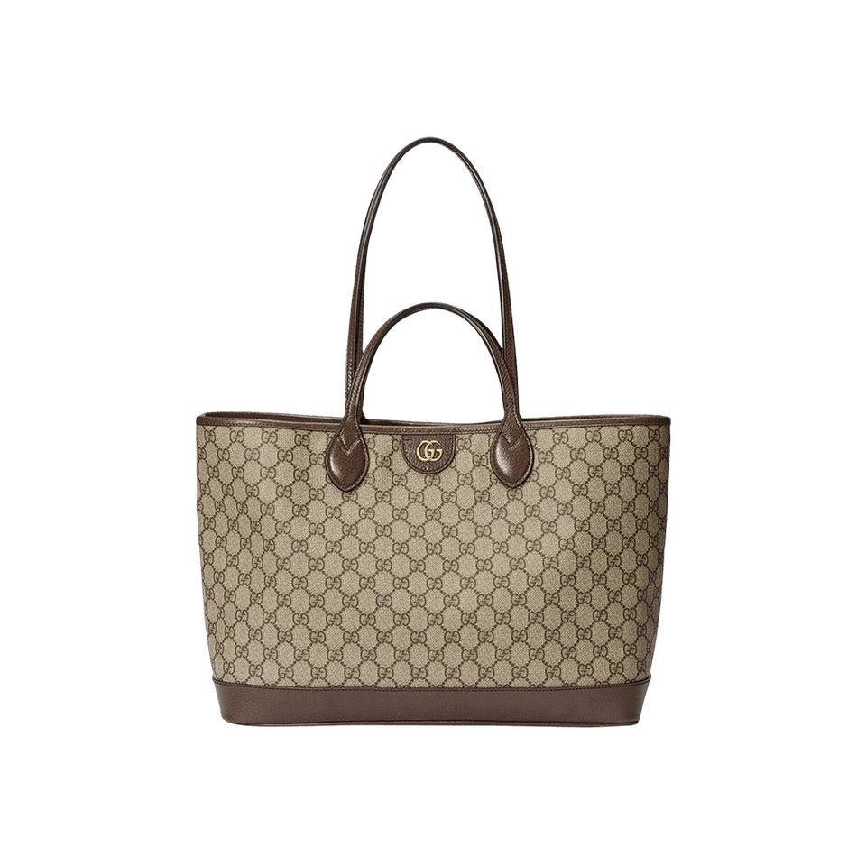 Gucci Ophidia Medium Tote Bag Beige/Ebony
