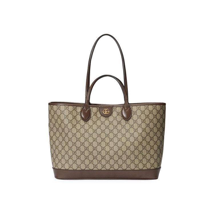 Gucci Ophidia Medium Tote Bag Beige/Ebony