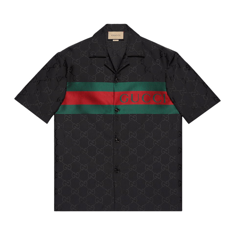 Gucci Jacquard Shirt Black