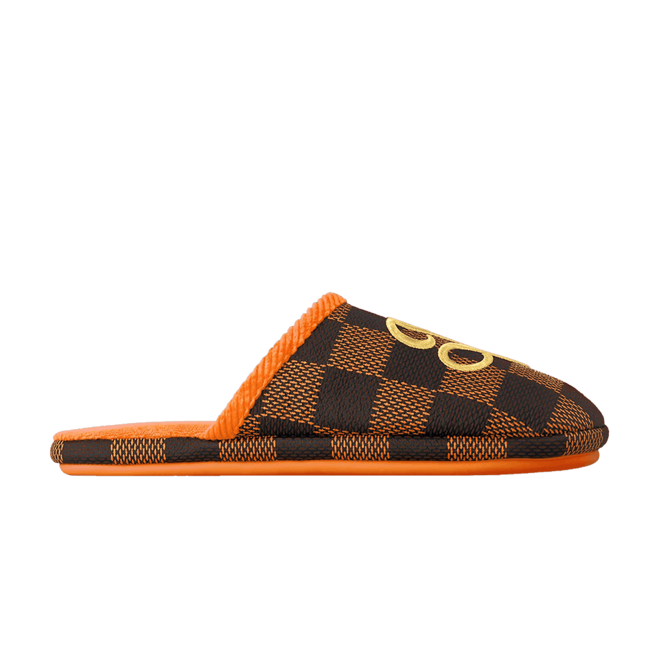 Louis Vuitton Lv Palace Slipper Damier Pop Orange