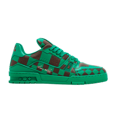 Louis Vuitton Lv Trainer Sneaker Damier Pop Green