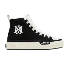 Amiri M.A. Logo Court High Black White
