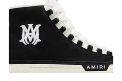 Amiri M.A. Logo Court High Black White