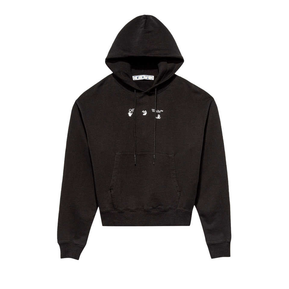 Off-White Marker Over Hoodie Black/Red