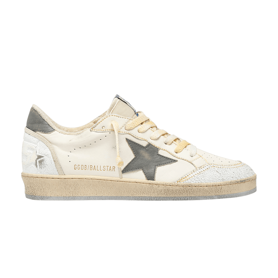 Golden Goose Ball Star White Grey