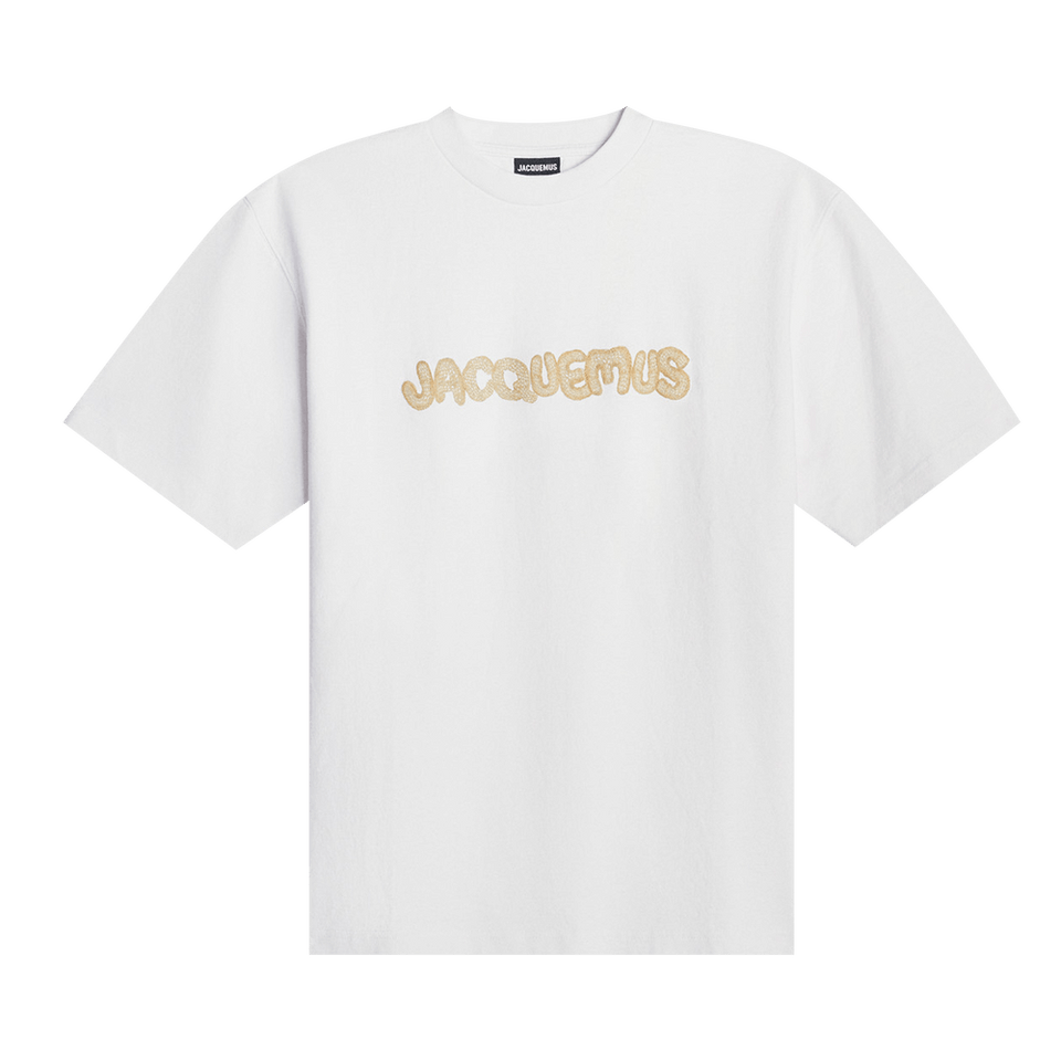 Jacquemus Le T-Shirt Raphia White