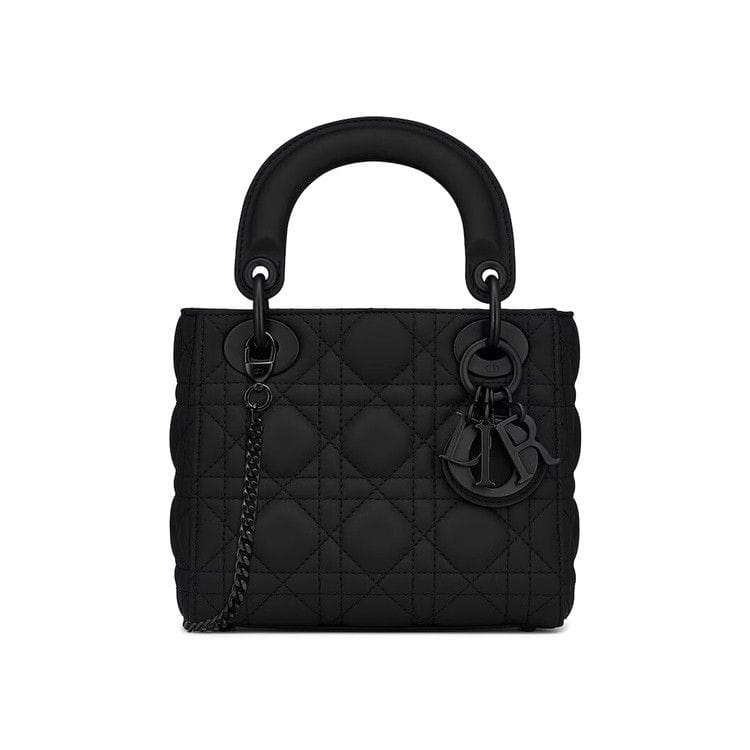 Dior Mini Lady Dior Bag Black Ultramatte