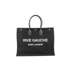 Saint Laurent Rive Gauche Tote Bag Black/White