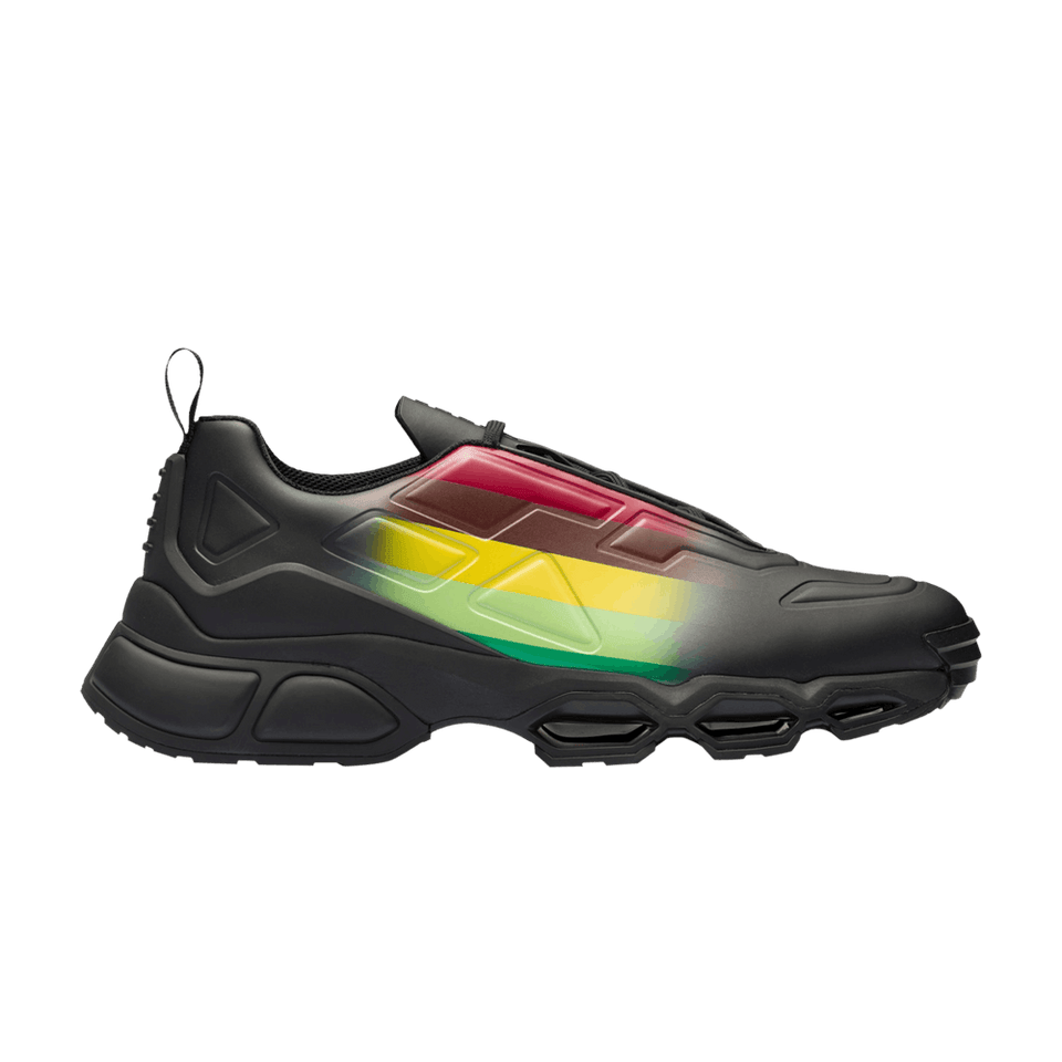 Prada Collision Cross Sneaker Black Apple Green