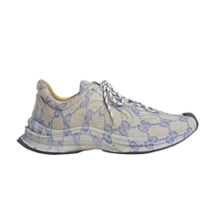 Gucci Run Sneaker Beige Blue Monogram