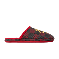 Louis Vuitton Lv Palace Slipper Damier Pop Red