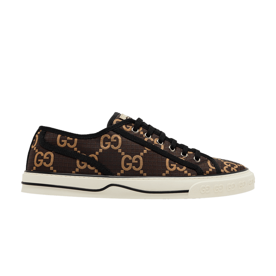 Gucci Tennis 1977 Low Gg Monogram Ebony Beige