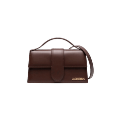 Jacquemus Le Grand Bambino Crossbody Flap Bag Dark Brown