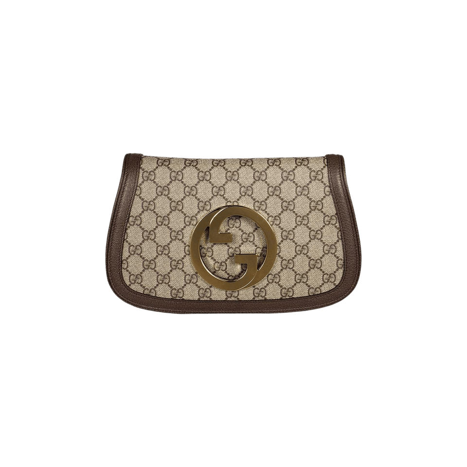 Gucci Blondie Shoulder Bag Beige/Ebony Supreme