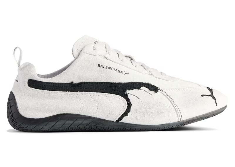Balenciaga x Speedcat Suede White Black