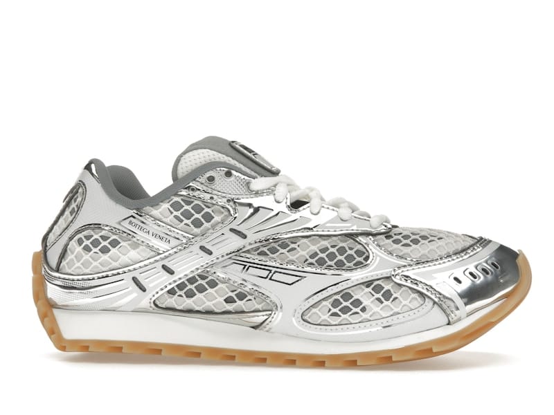 Bottega Veneta Orbit Silver White