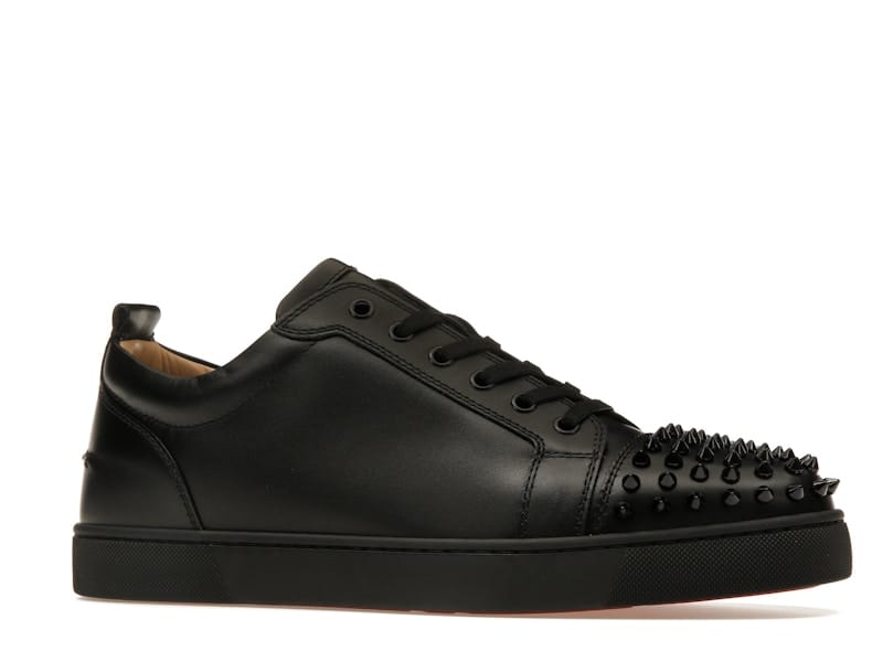 Christian Louboutin Louis Junior Spikes Flat Black